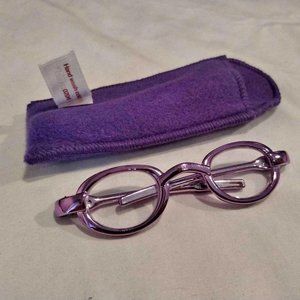 Round, Purple American Girl Glasses